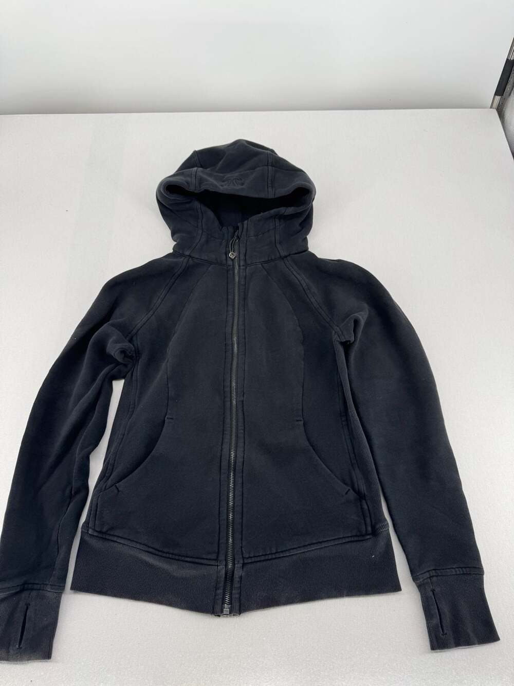 Lululemon Scuba Hoodie Size 6 Black Full Zip Hoodie Jacket